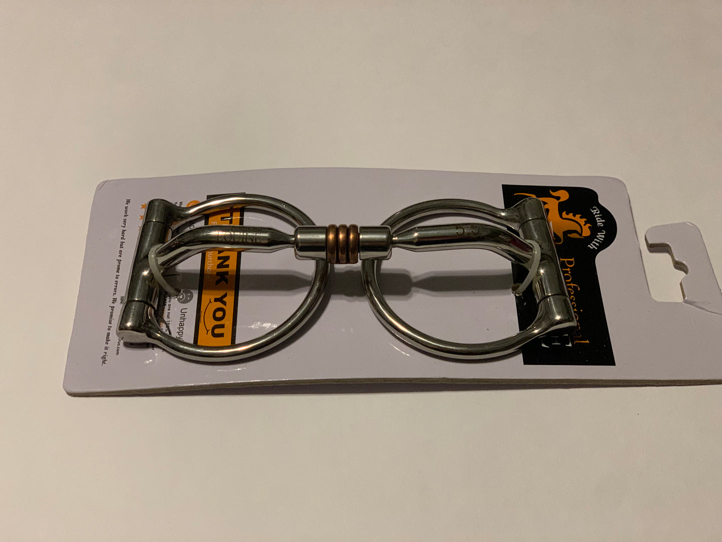 Professional Equine Copper Roller Comfort Mouth Snaffle Bit