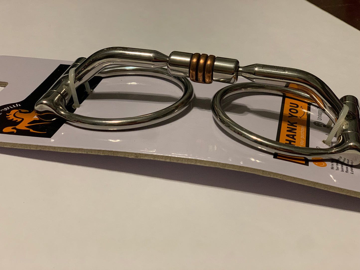 Professional Equine Copper Roller Comfort Mouth Snaffle Bit