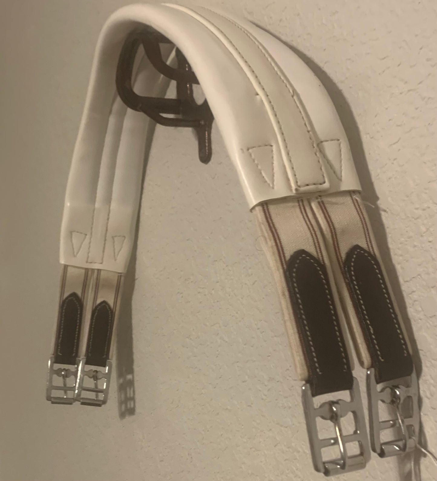 Leather English Girth white size 38