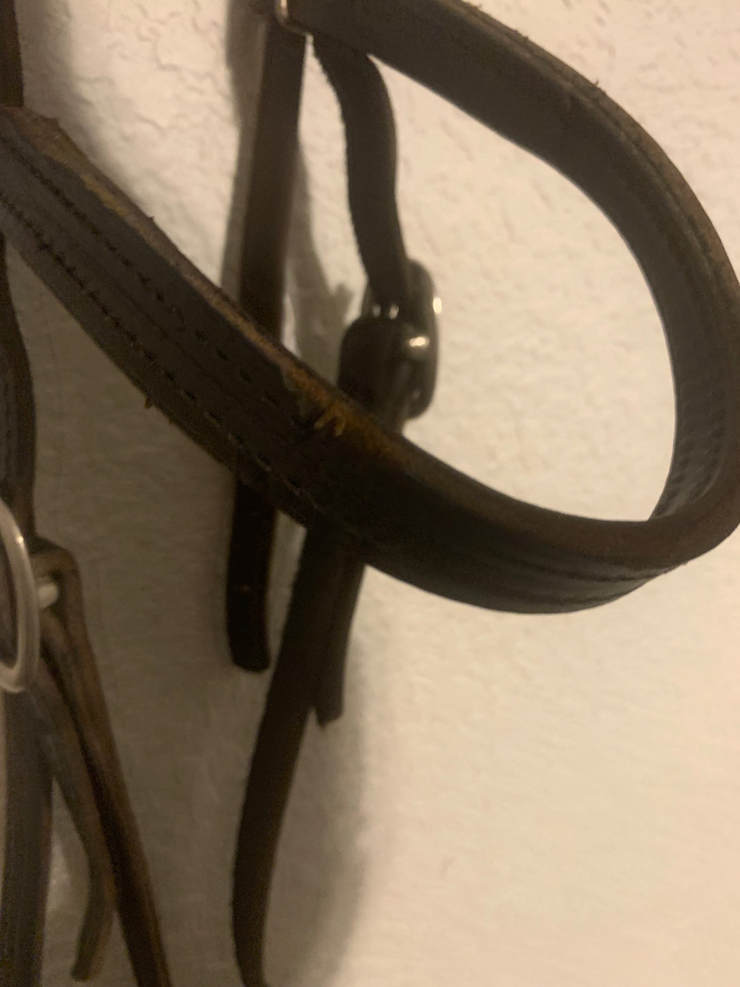 Dark Oil Western Head Stall