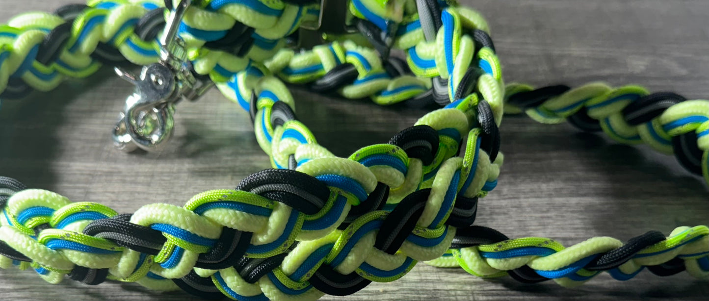 Crooked Creek Tack Reflective Gaming or Trail Reins