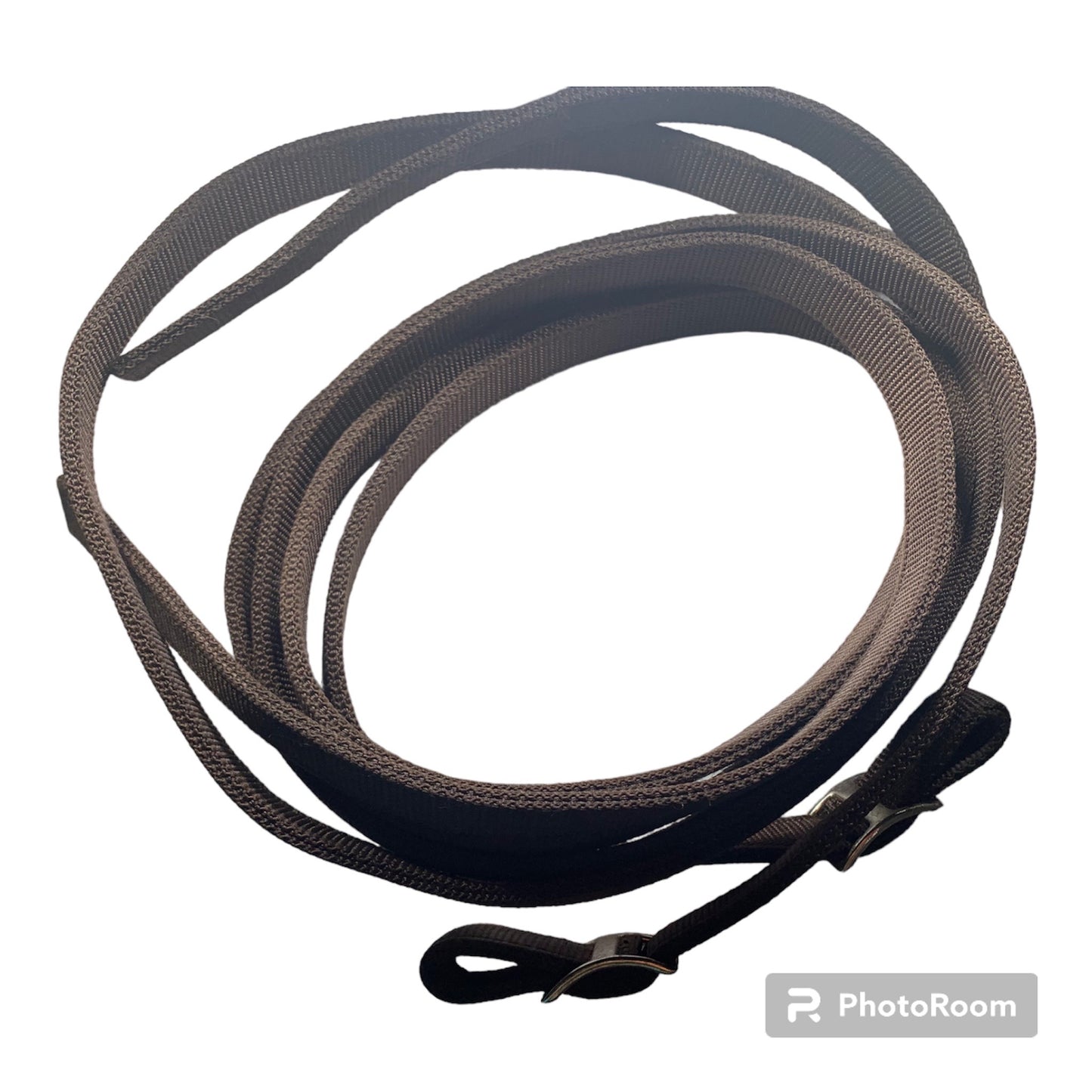 Brown Nylon Split Reins