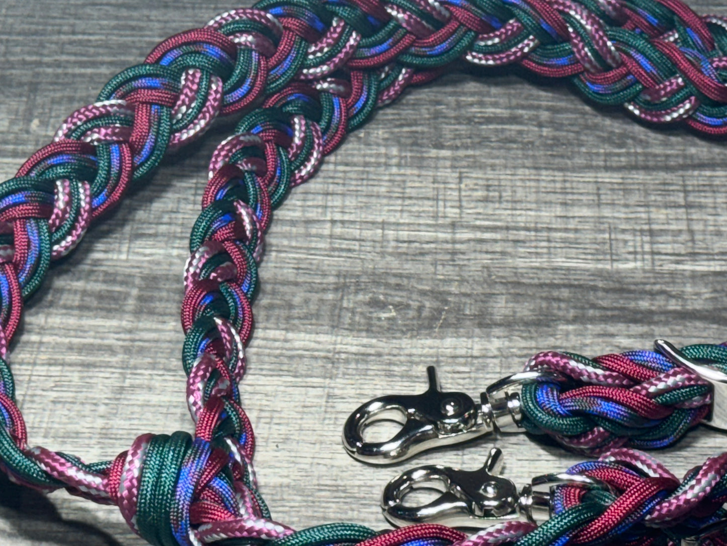 Crooked Creek Tack Oil Slick Barrel Reins