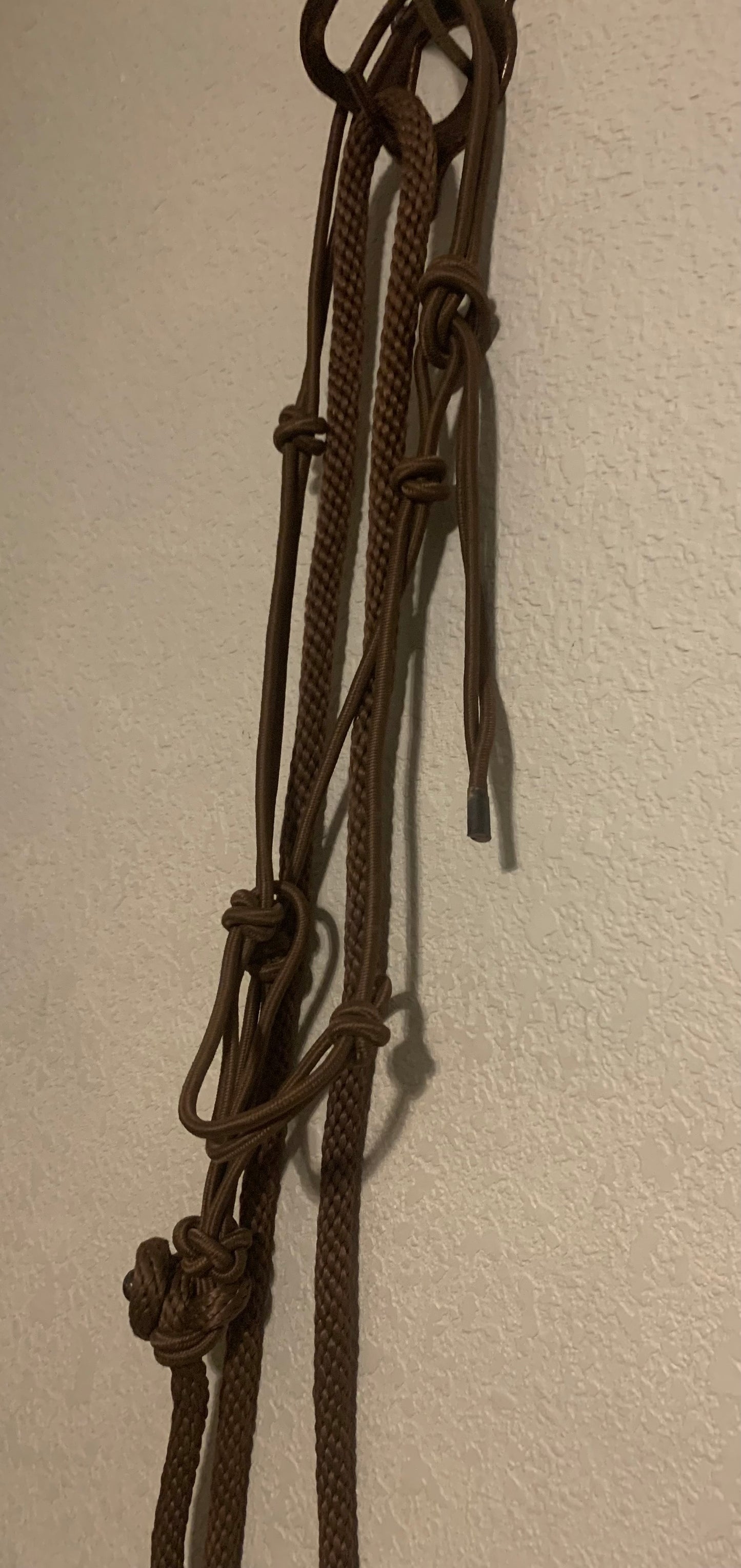 Brown Rope Halter with Lead