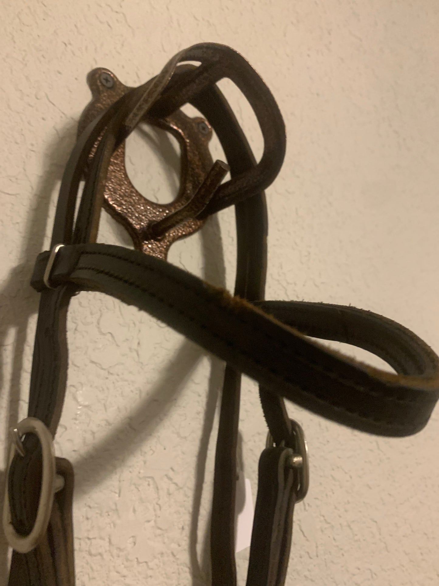 Dark Oil Western Head Stall