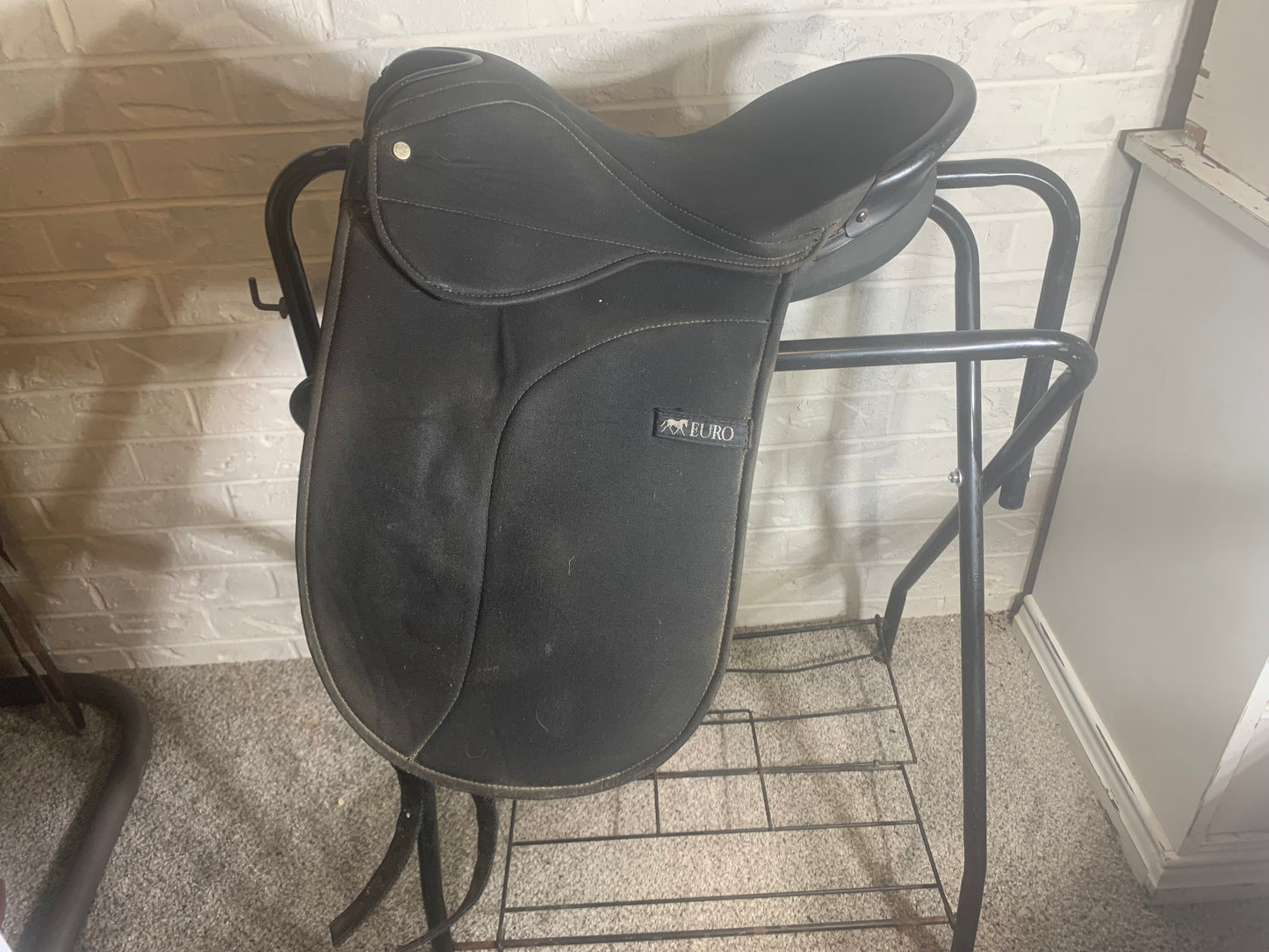 15" Euro Saddlery Synthetic DressageSaddle