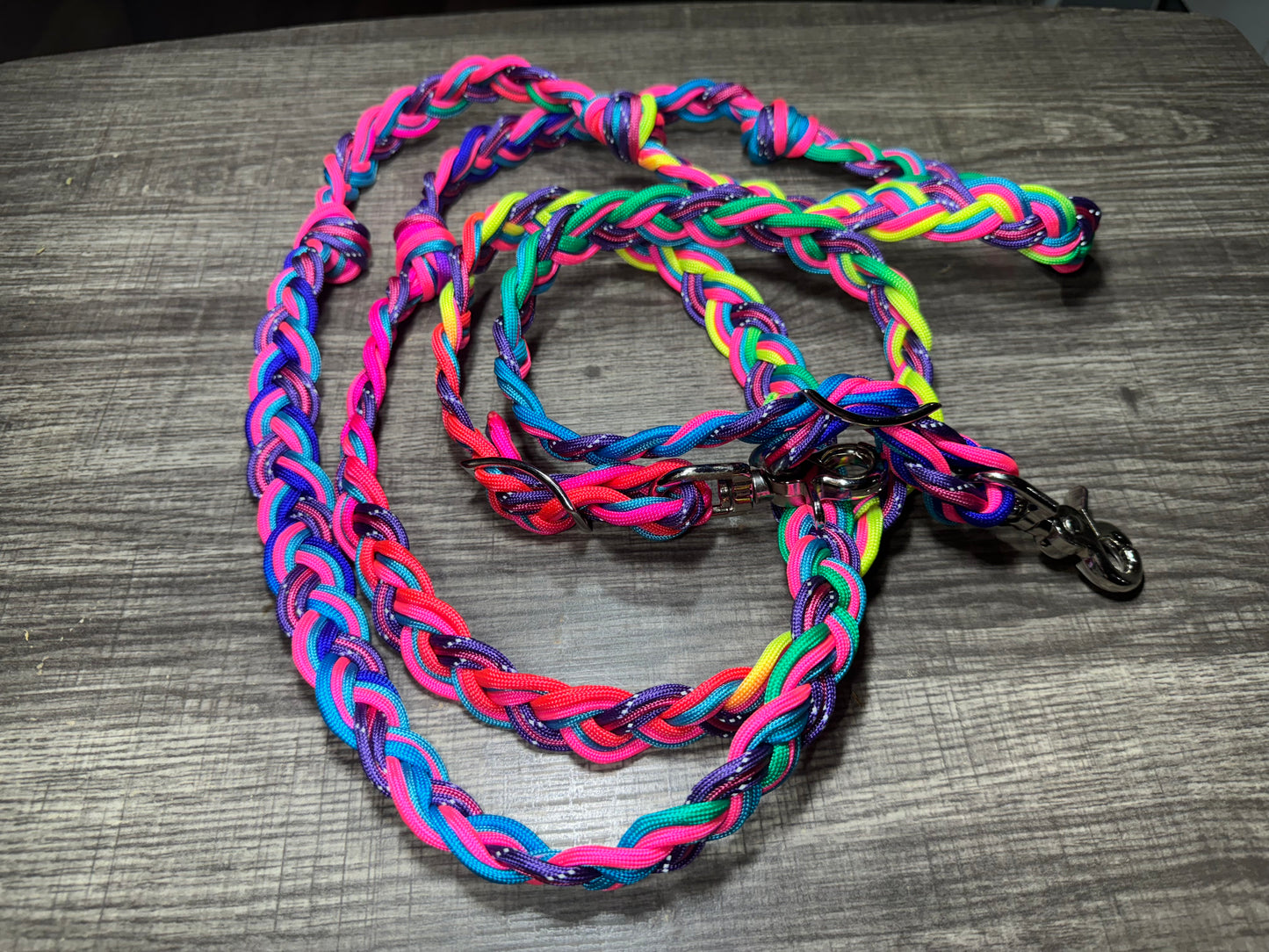 Crooked Creek Tack Rainbow Unicorn Barrel Reins