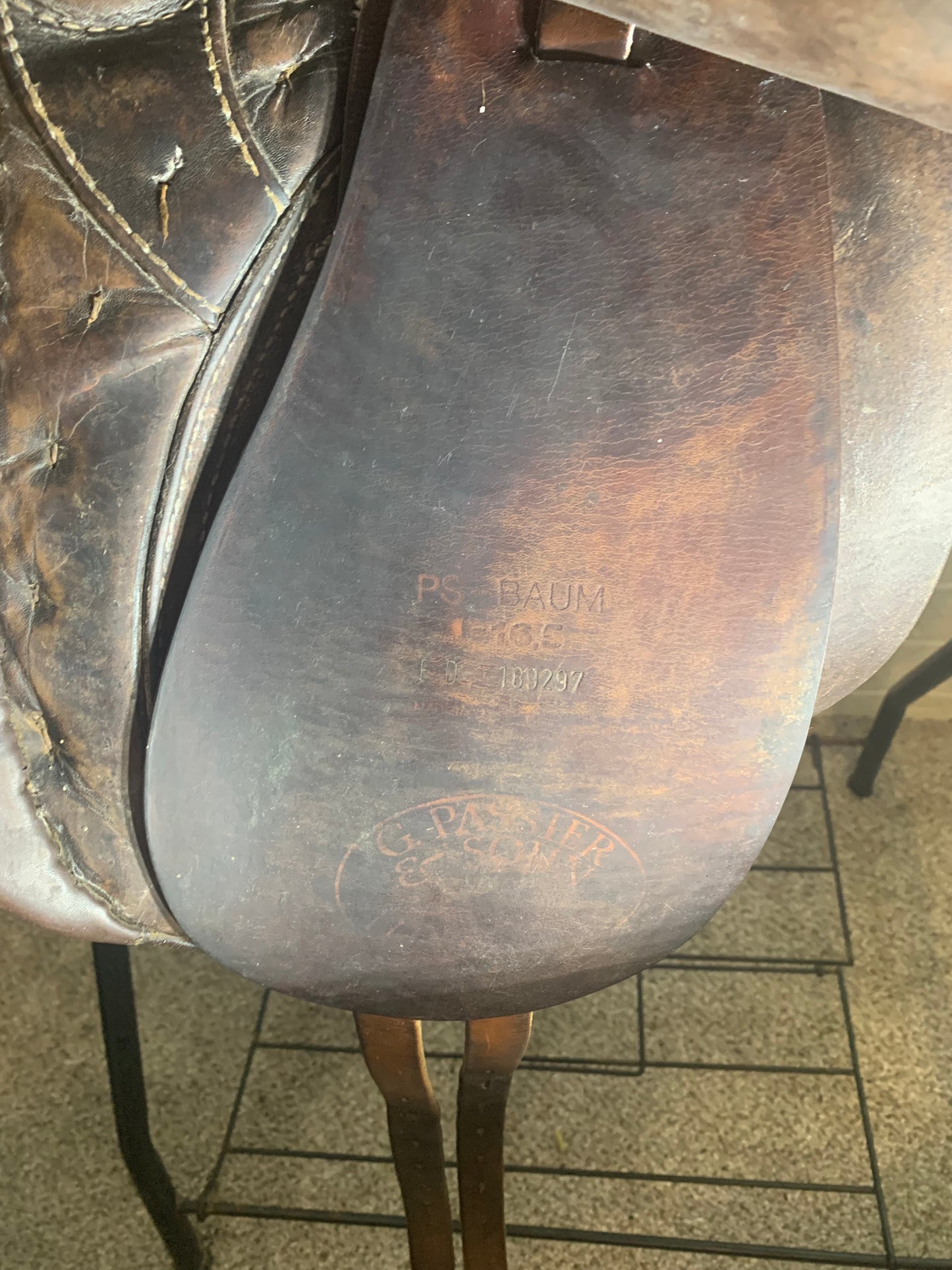 16" Vintage Passier Dressage Saddle Model 189297