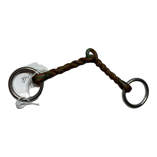 Heavy Twisted Wire Bradoon Snaffle Bit