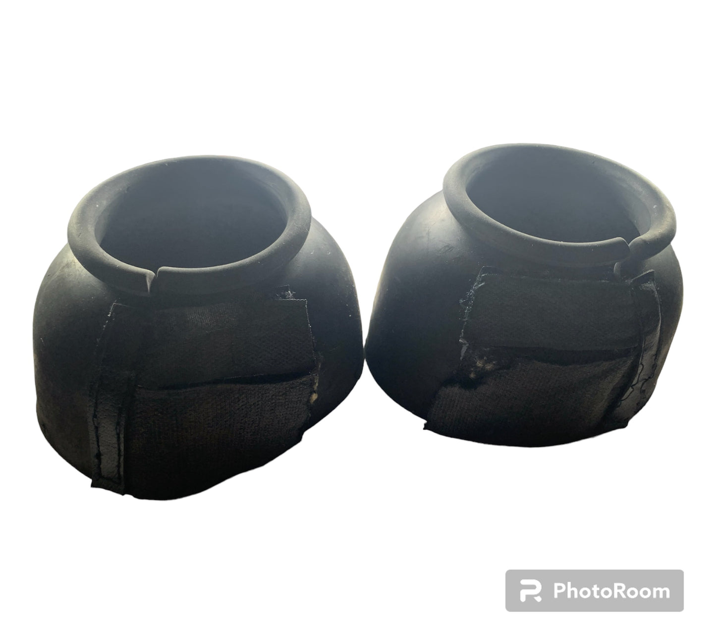 Black Rubber Bell Boots