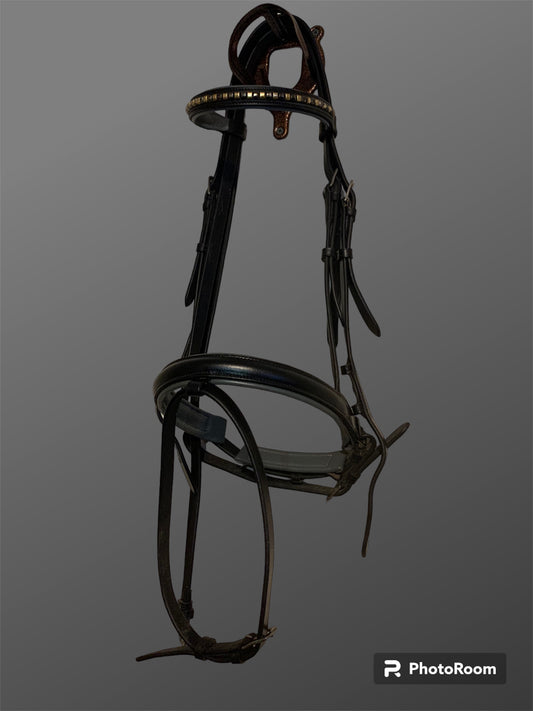 Dressage Snaffle Bridle - Full Sized