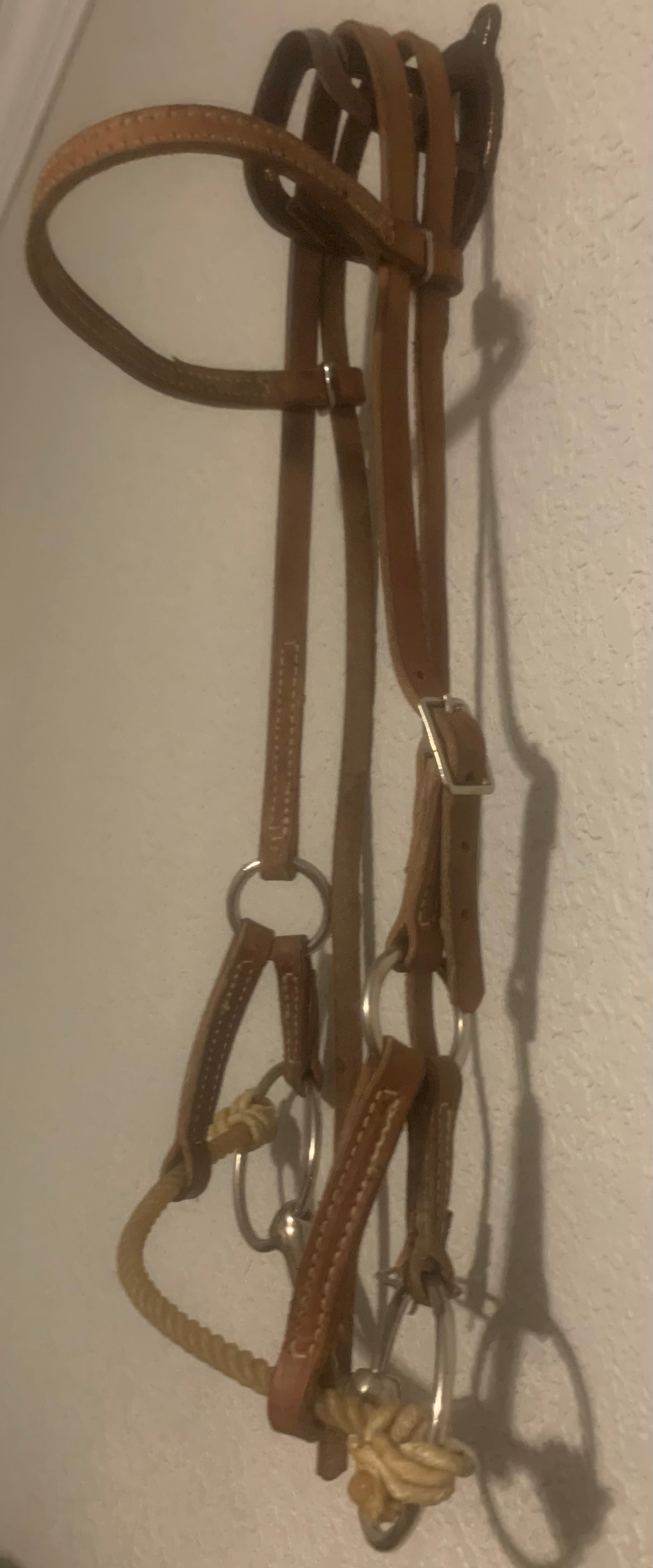 Half Breed Headstall- Light Oil