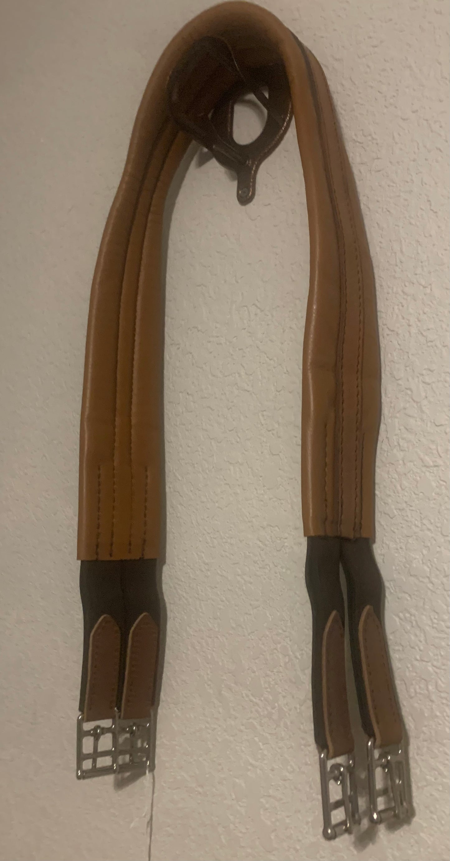 Leather English Girth- Light Brown size 54