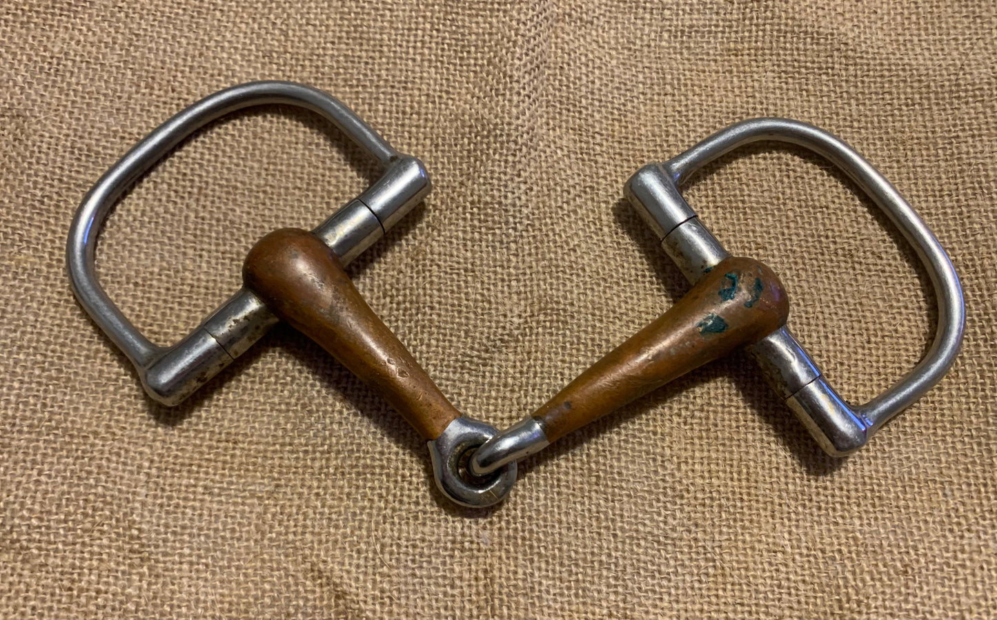 Copper mouth D-ring snaffle - 5inch