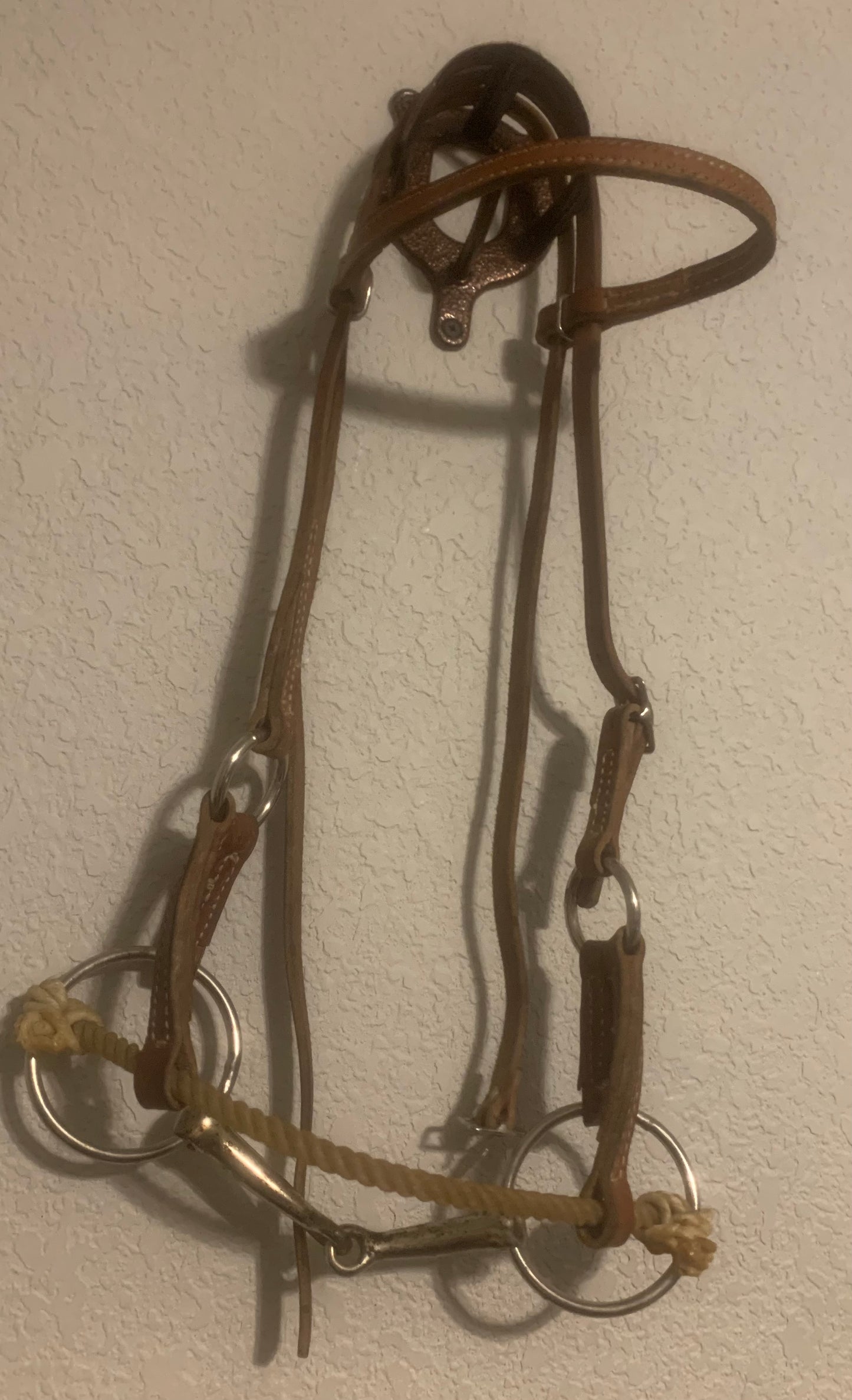 Half Breed Headstall- Light Oil